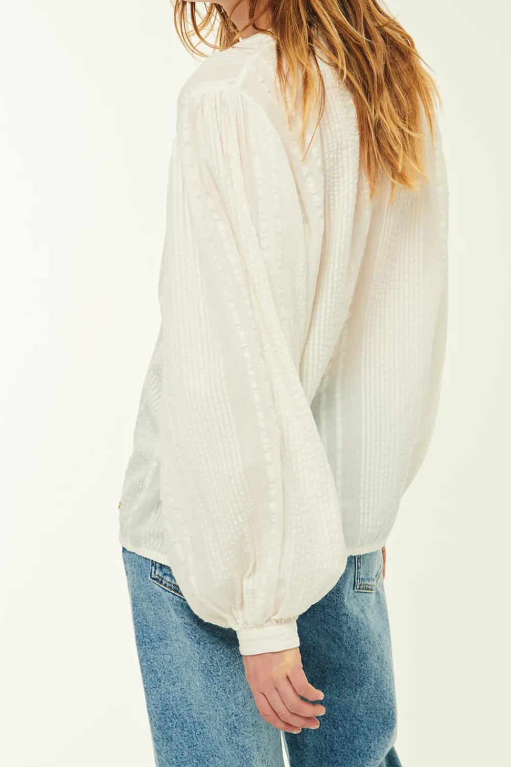Des Petits Hauts Blouse Robine ECRU New