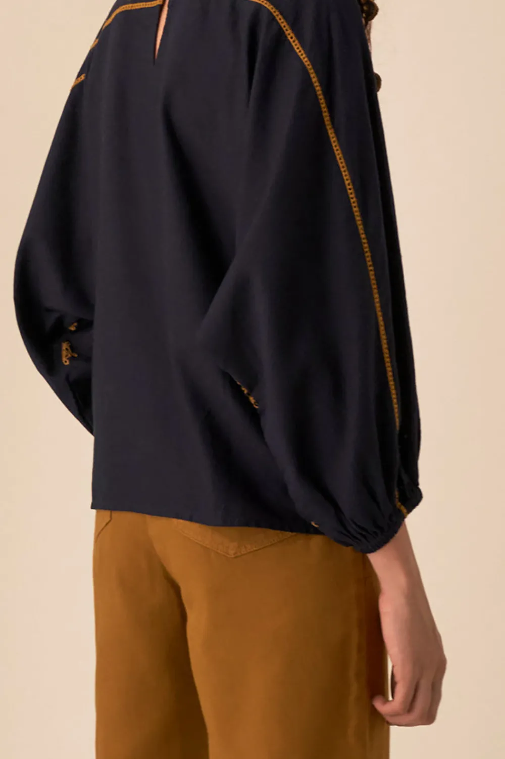 Des Petits Hauts blouse scarlie MARINE New