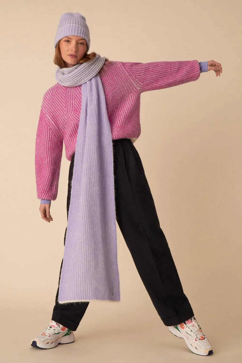 Des Petits Hauts bonnet charline ecru/glacon Best Sale