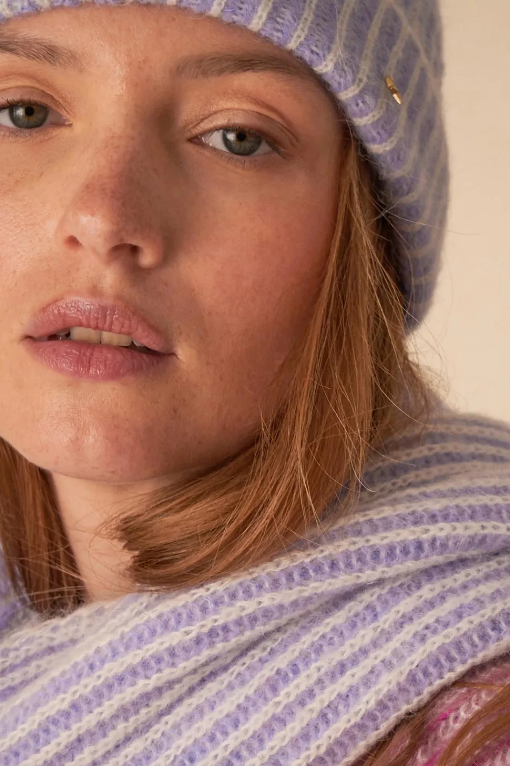 Des Petits Hauts bonnet charline ecru/glacon Best Sale