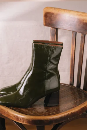 Des Petits Hauts bottines à talon leonille PICKLE Store
