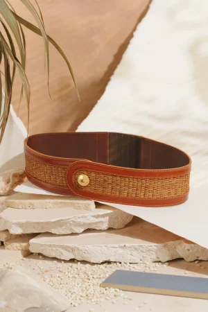 Des Petits Hauts Ceinture Millet PECAN Discount