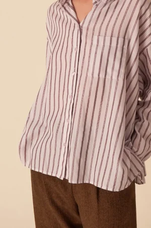 Des Petits Hauts chemise romane carli blueberry CARLIBLUEBERRY Best