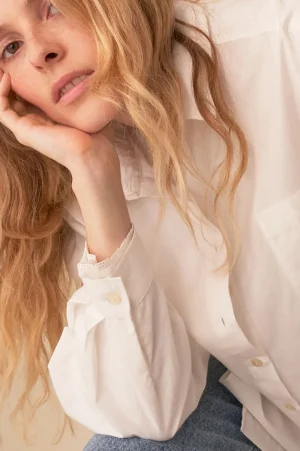 Des Petits Hauts chemise sesame BLANC Clearance