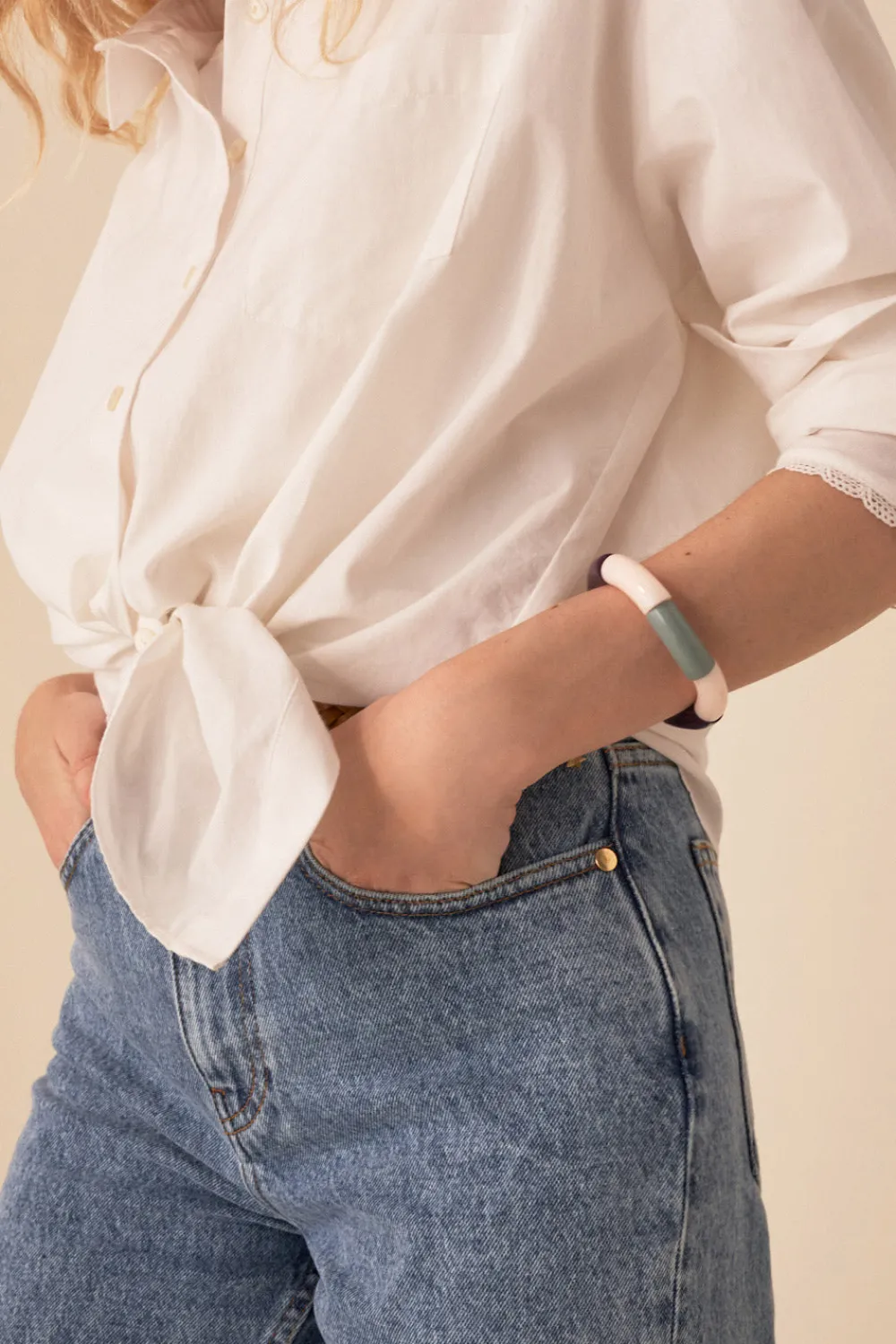Des Petits Hauts chemise sesame BLANC Clearance