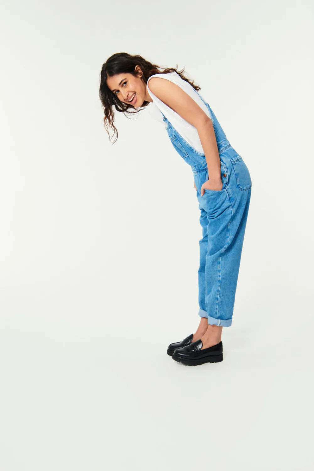 Des Petits Hauts Combi pantalon Lali Vintage Blue VINTAGEBLUE Online