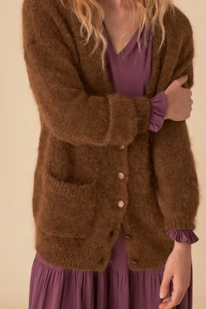 Des Petits Hauts gilet betani MOKA Sale