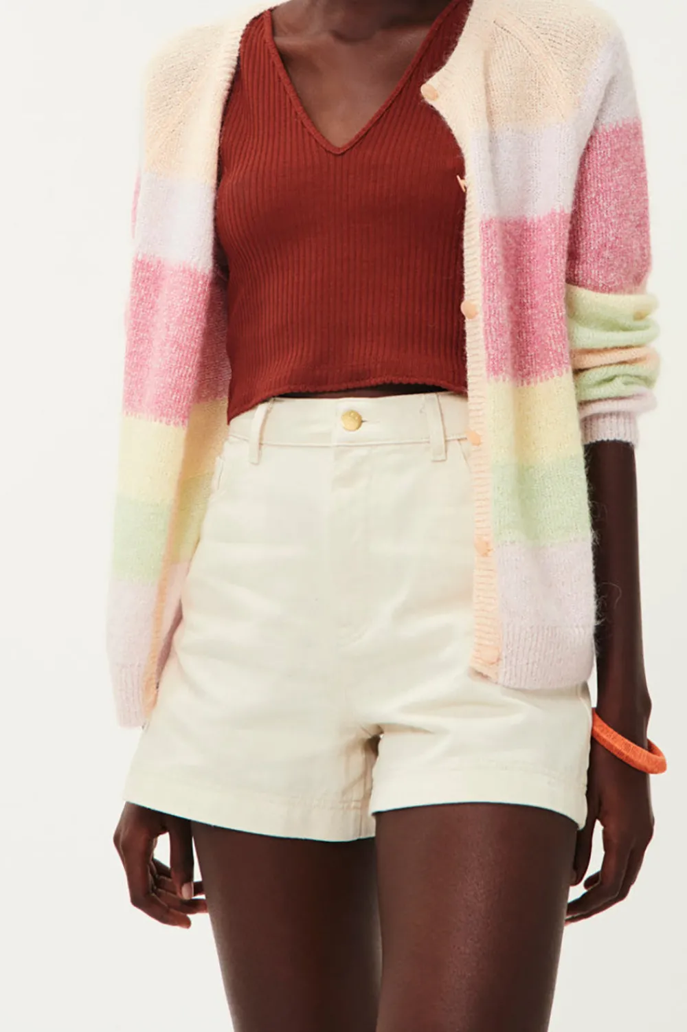 Des Petits Hauts Gilet Brutus Santal/Lassi Store