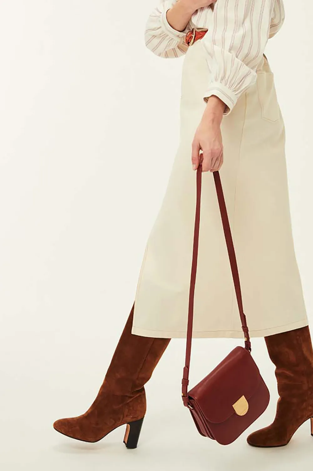 Des Petits Hauts Jupe Emati CREME Best Sale