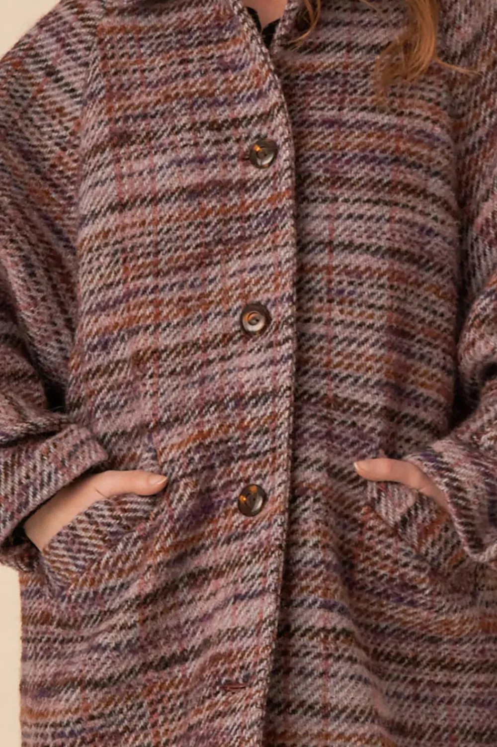 Des Petits Hauts manteau nerissa carreaux miranda CARREAUXMIRANDA Flash Sale