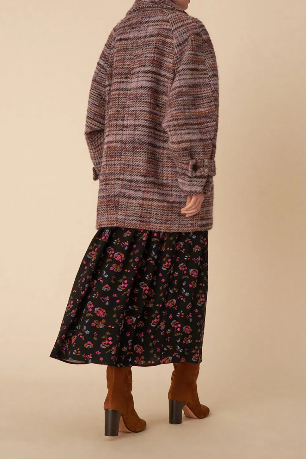 Des Petits Hauts manteau nerissa carreaux miranda CARREAUXMIRANDA Flash Sale