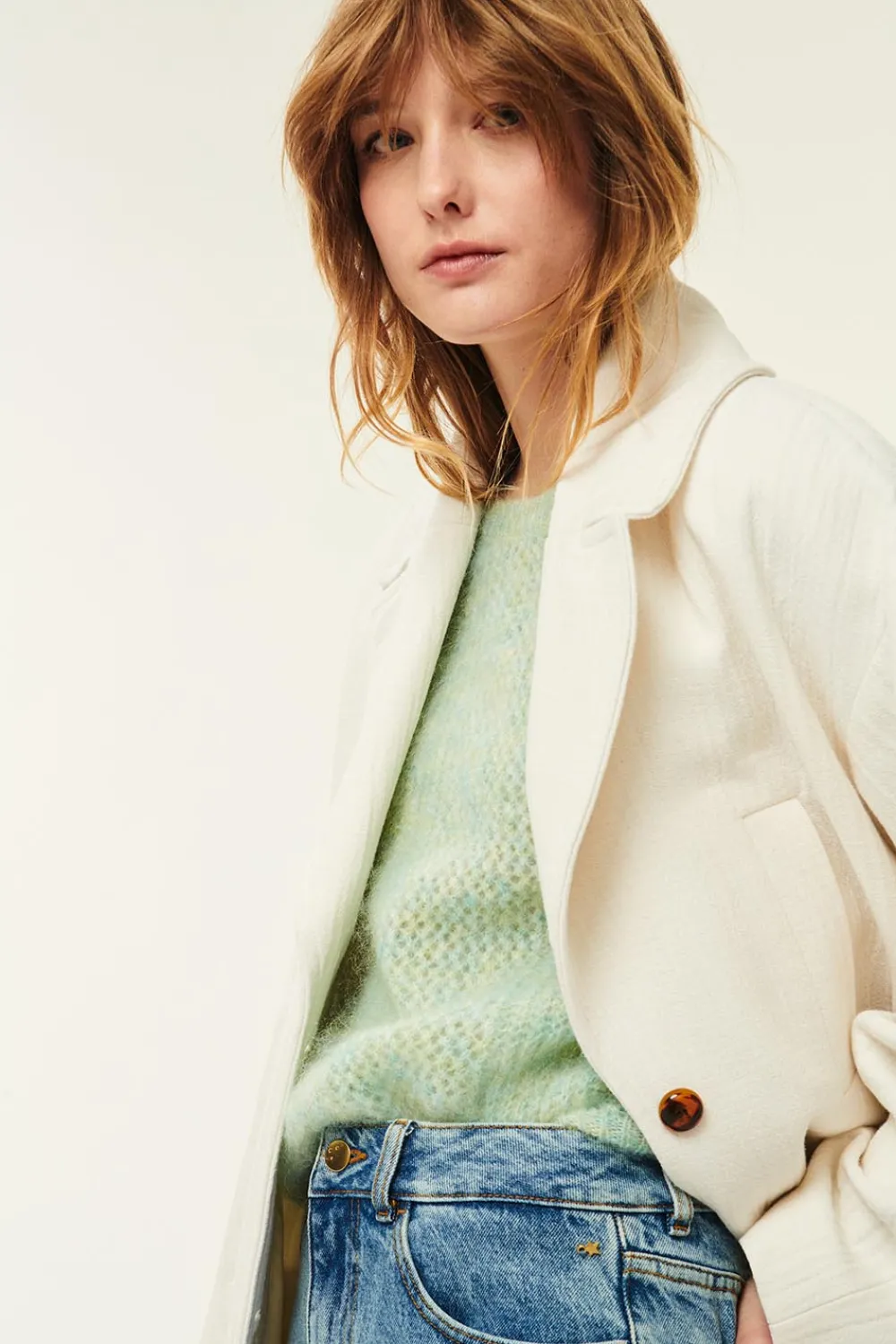 Des Petits Hauts Manteau Neva CREME Fashion