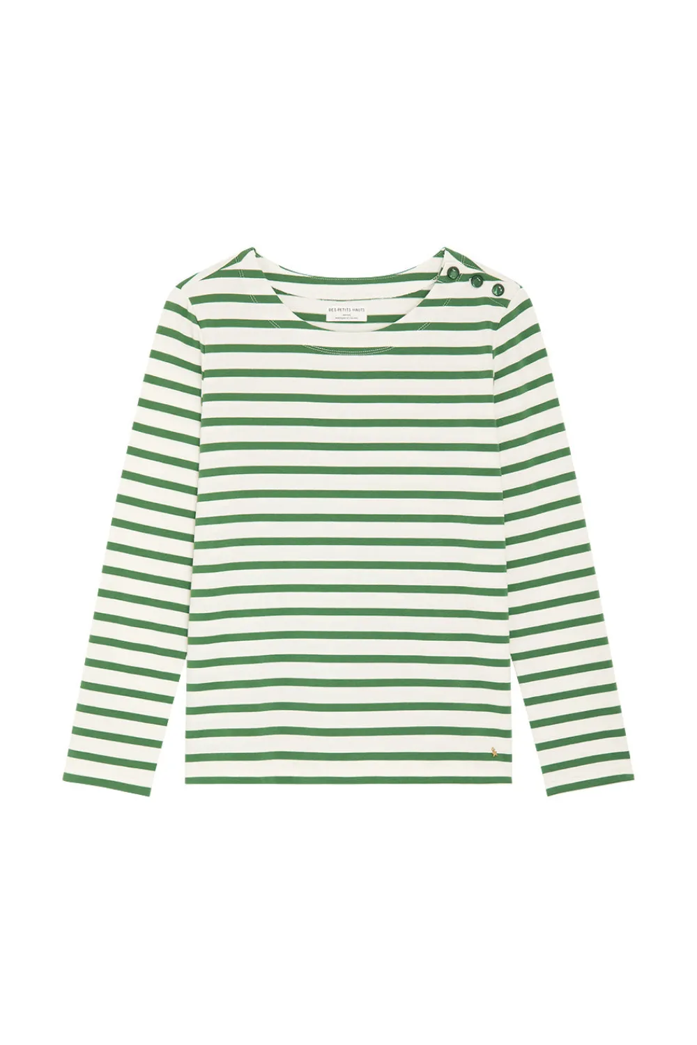 Des Petits Hauts Marinière Filipette Ecru/Cactus Sale