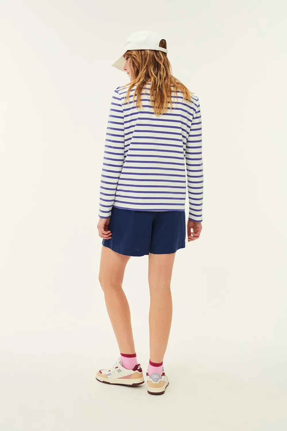 Des Petits Hauts Marinière Filipette Ecru/Figue Cheap