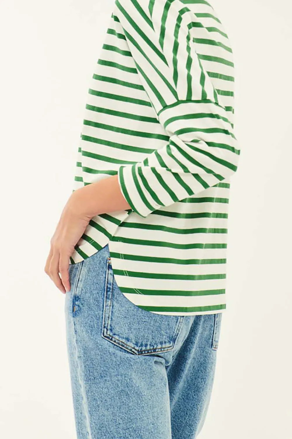 Des Petits Hauts Marinière Filly Ecru/Cactus Cheap