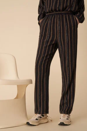 Des Petits Hauts pantalon etretat rayure bonnie RAYUREBONNIE Flash Sale