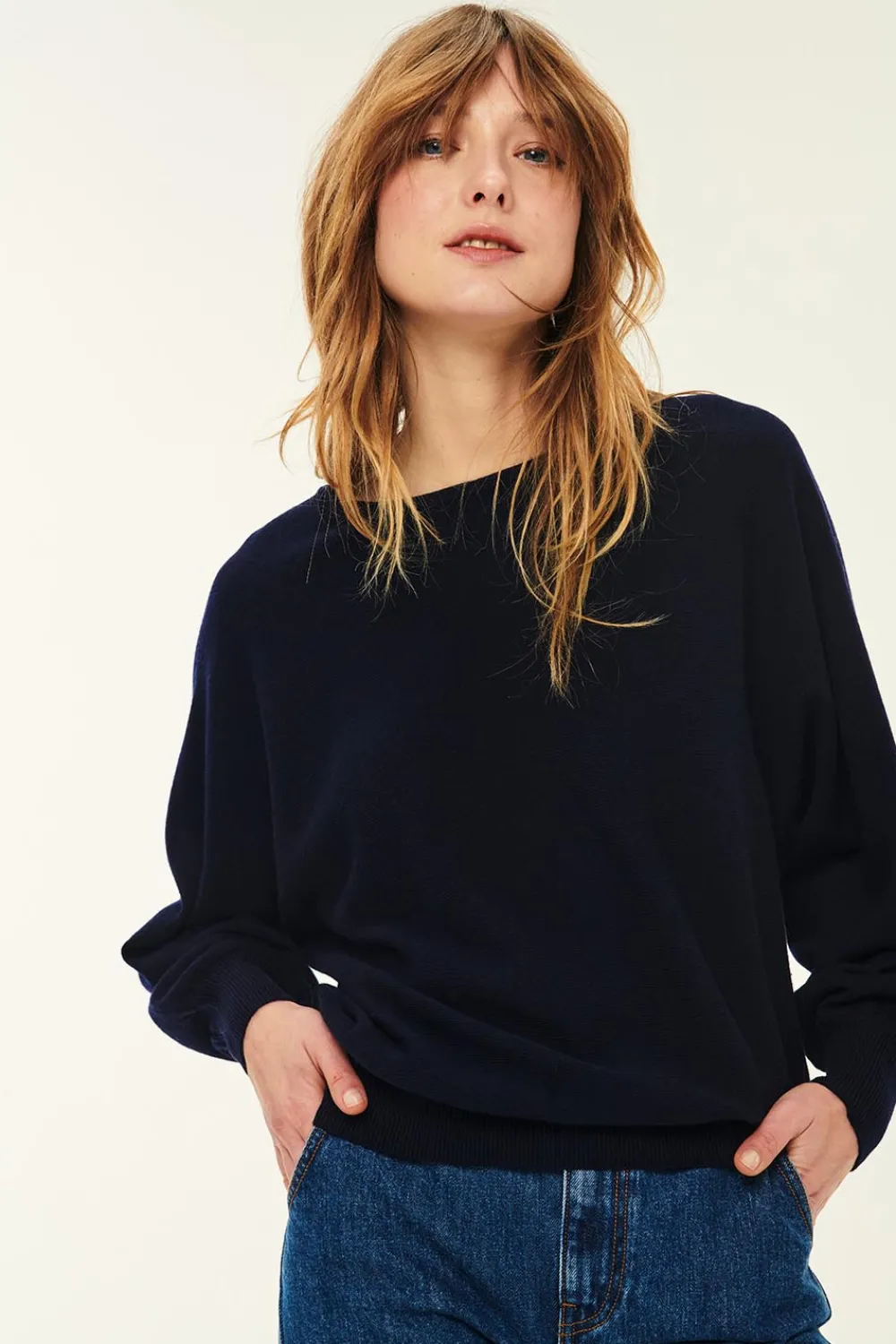 Des Petits Hauts Pull Ausiria MARINE Discount