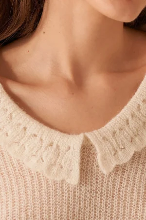 Des Petits Hauts pull charlette ECRU Clearance