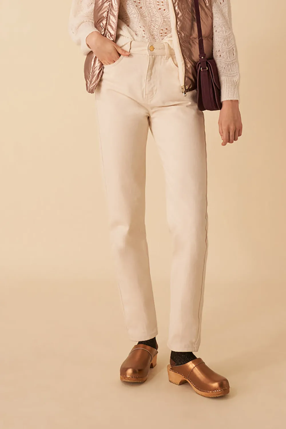 Des Petits Hauts pull chase ECRU New