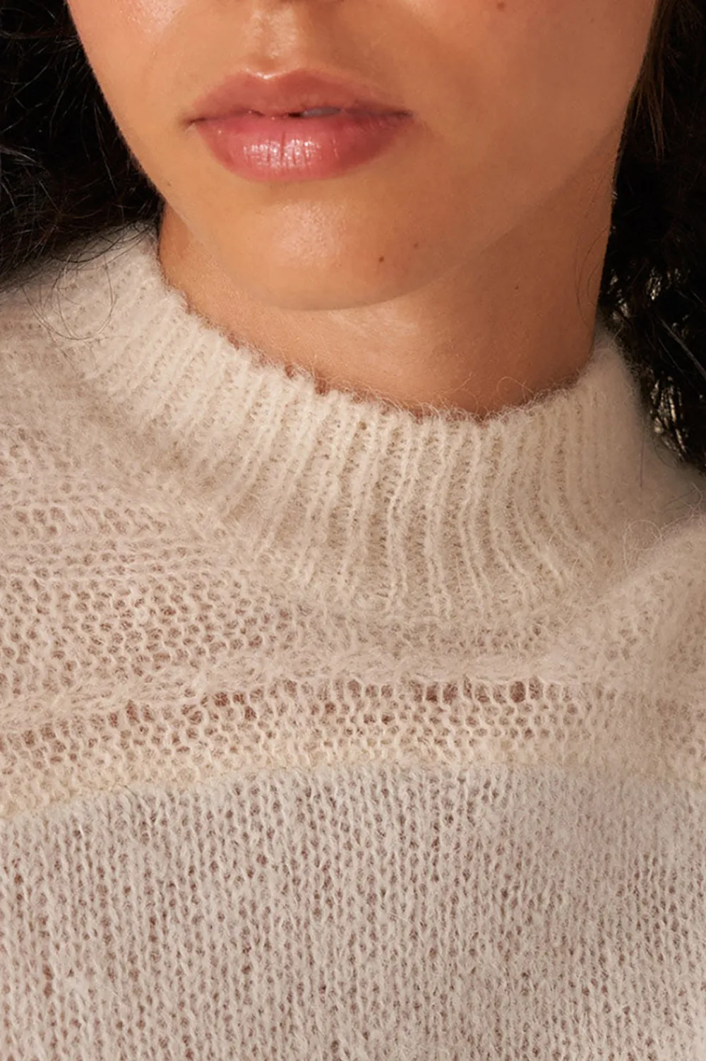 Des Petits Hauts pull dawson amande/ecru Online