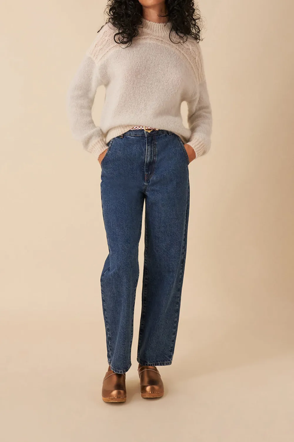 Des Petits Hauts pull dawson amande/ecru Online