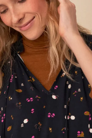 Des Petits Hauts robe en viscose imprimée toulouse WALY Hot