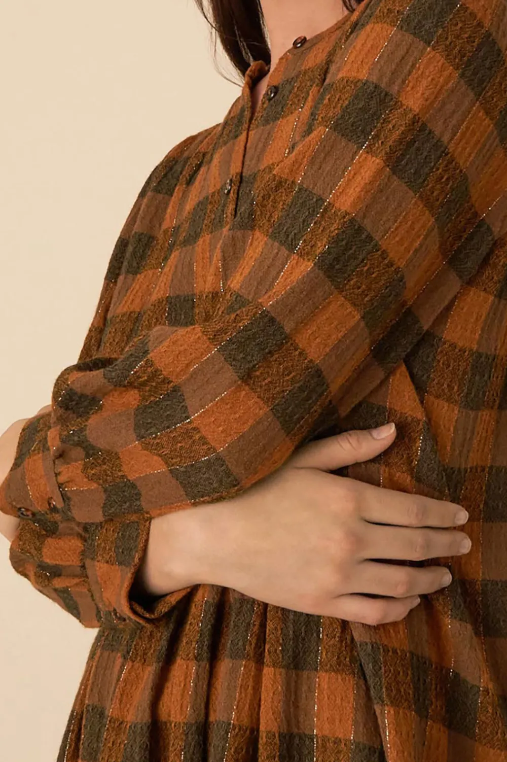 Des Petits Hauts robe virola carreaux gingembre CARREAUXGINGEMBRE Best