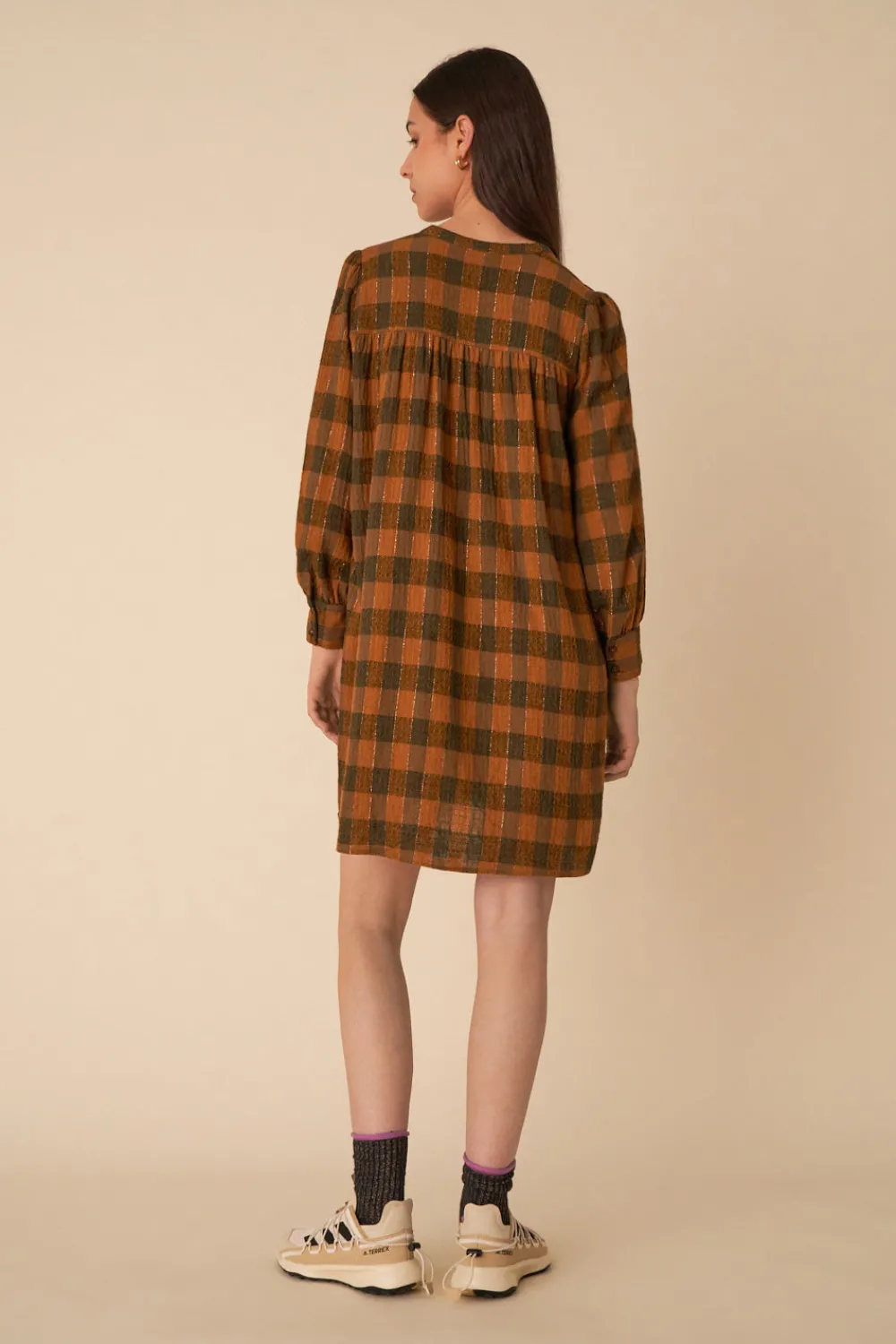 Des Petits Hauts robe virola carreaux gingembre CARREAUXGINGEMBRE Best