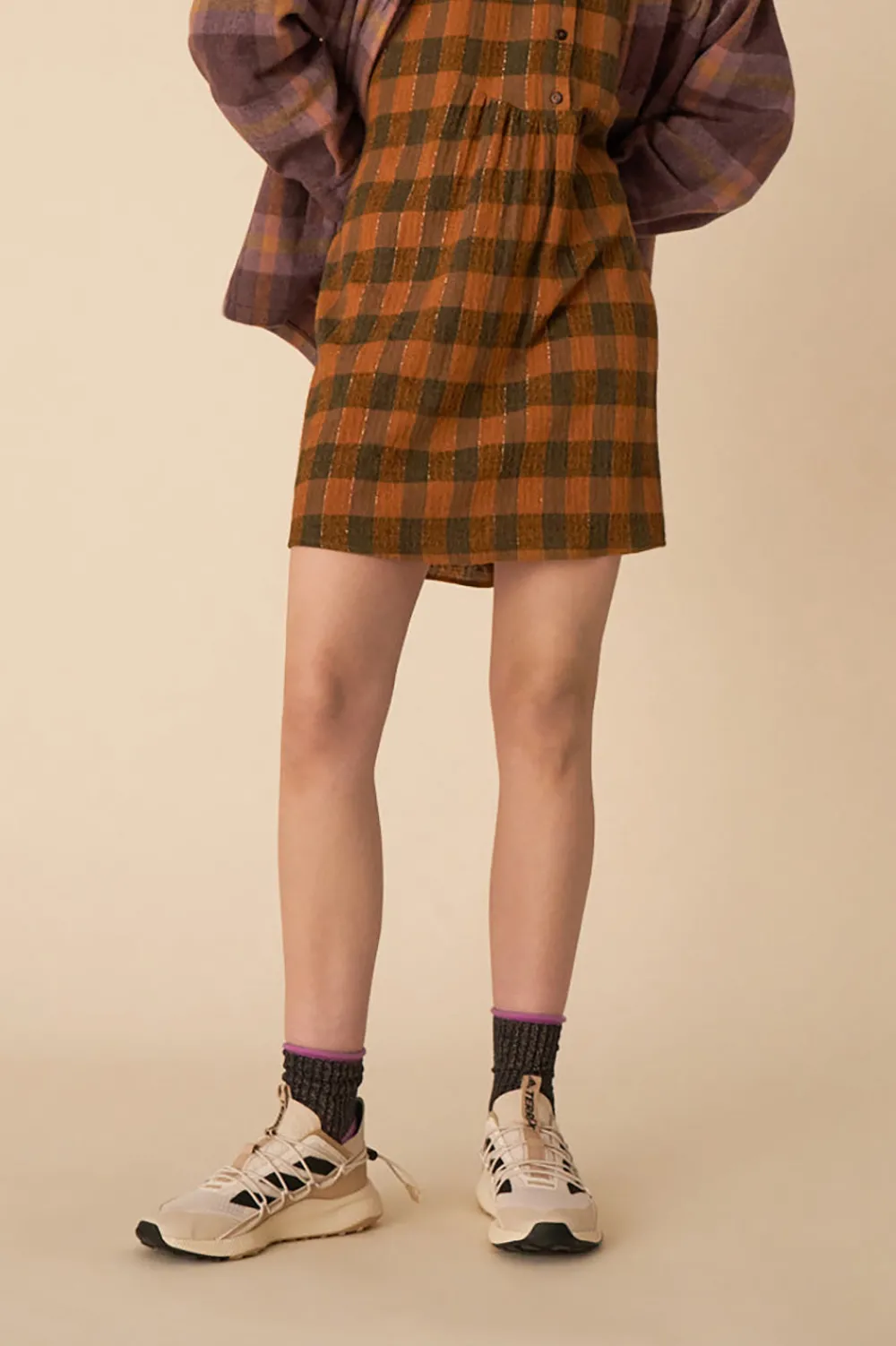 Des Petits Hauts robe virola carreaux gingembre CARREAUXGINGEMBRE Best