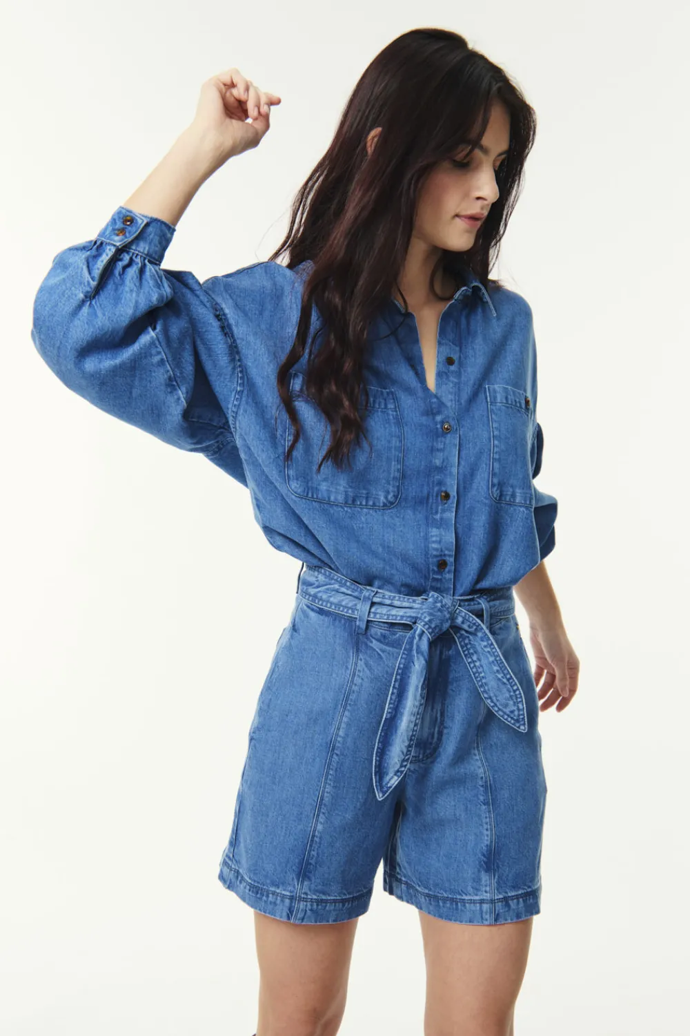 Des Petits Hauts Short Lalali BLUE Hot