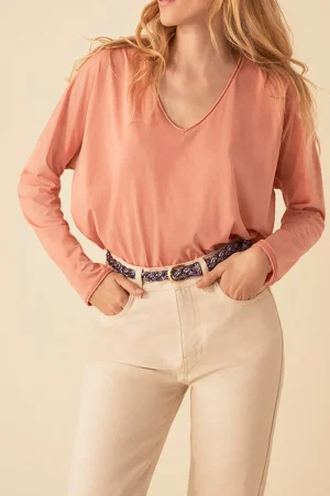 Des Petits Hauts tee-shirt hiris PRALINE Discount