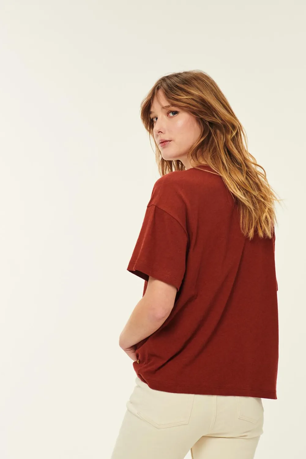 Des Petits Hauts Tee-shirt Jenna PECAN Sale
