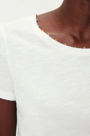 Des Petits Hauts Tee-shirt Jodie ECRU Hot