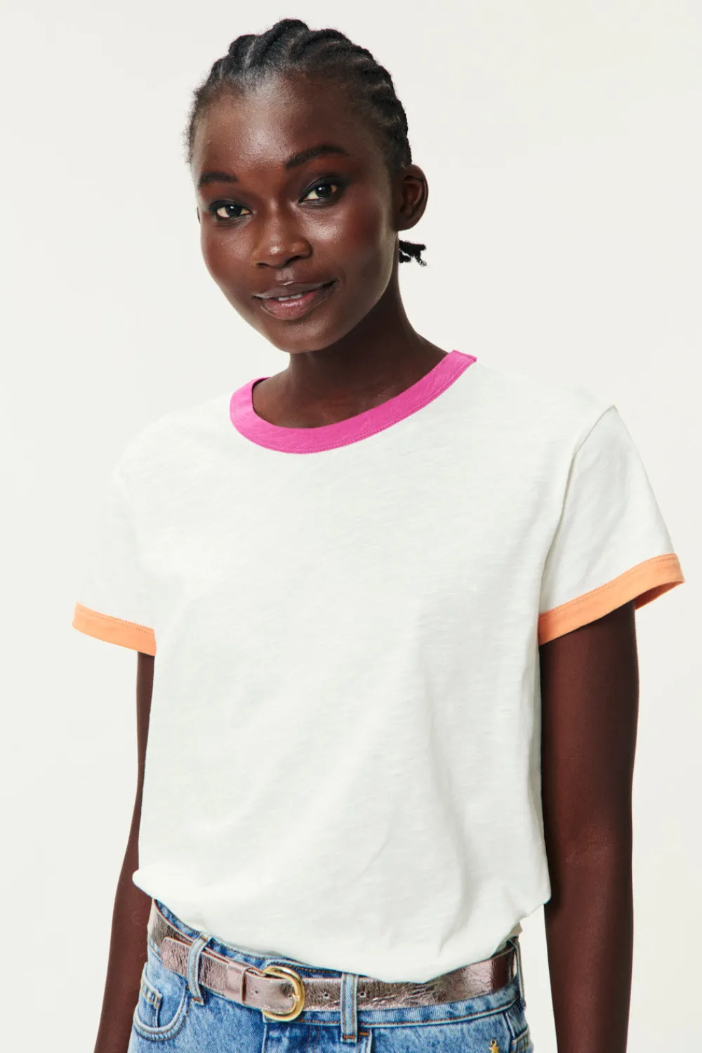 Des Petits Hauts Tee-shirt Jojo ECRU Fashion
