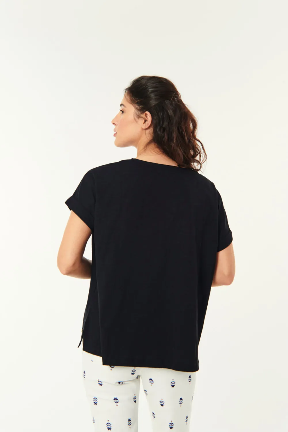 Des Petits Hauts Tee-shirt Zaeline NOIR Sale
