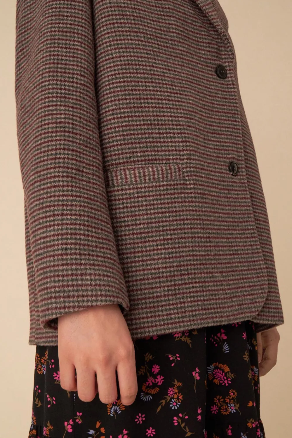 Des Petits Hauts veste ernestine carreaux alison CARREAUXALISON Online